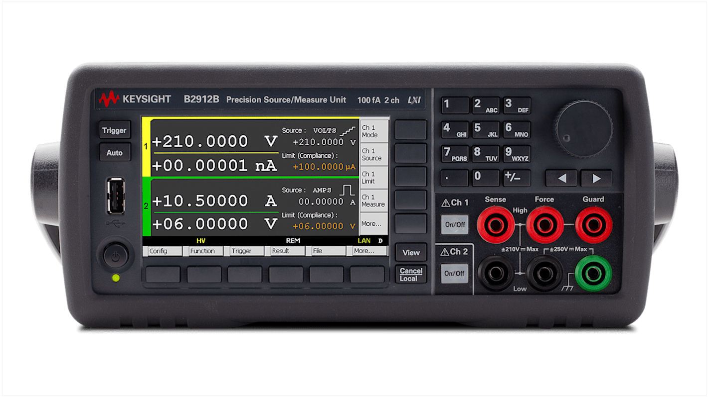 Keysight Technologies B2900B Series Source Meter, 100 nV → 210 V, 2-Channel, 3.03 → 10.5 A, 31.8 W Output