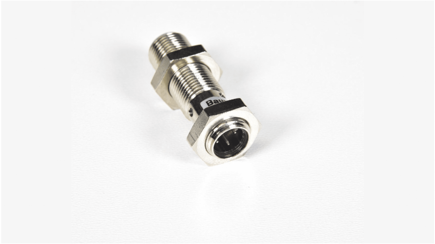 Rs-Online Sensore di prossimità Cilindro filettato Baumer M12 rilevamento 4 mm 6 → 36 V c.c