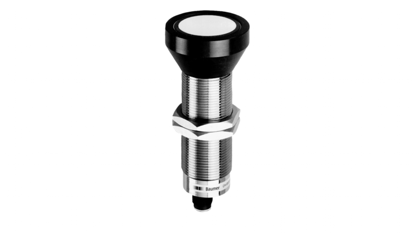 Rs-Online Sensore di movimento Cilindro filettato Baumer M30 rilevamento 2 5 m 15 → 30 V c.c