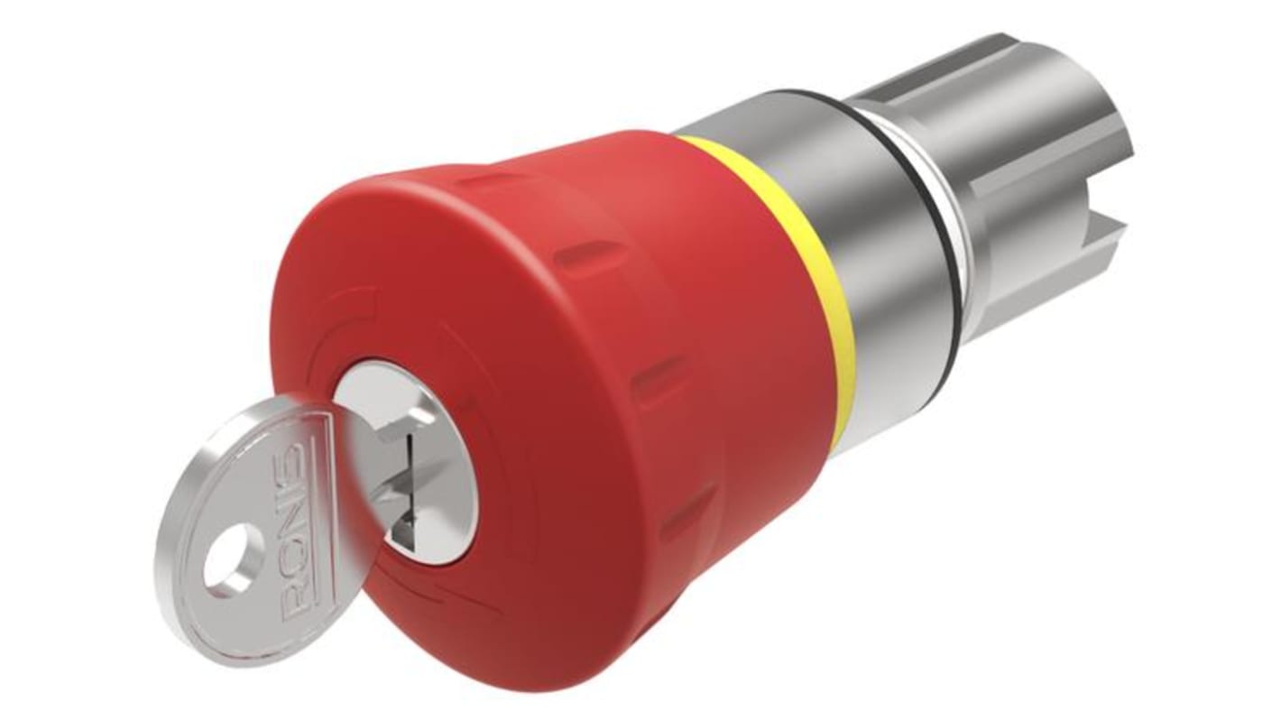 EAO 45 Series, Key Release, Emergency Stop Push Button Head