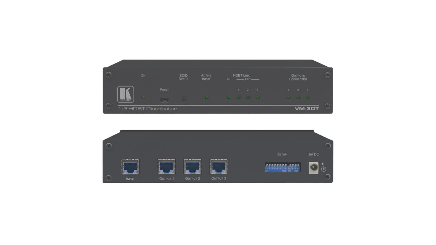 Kramer Electronics 3 Port 1 Input 3 Output Splitter  - up to 4K
