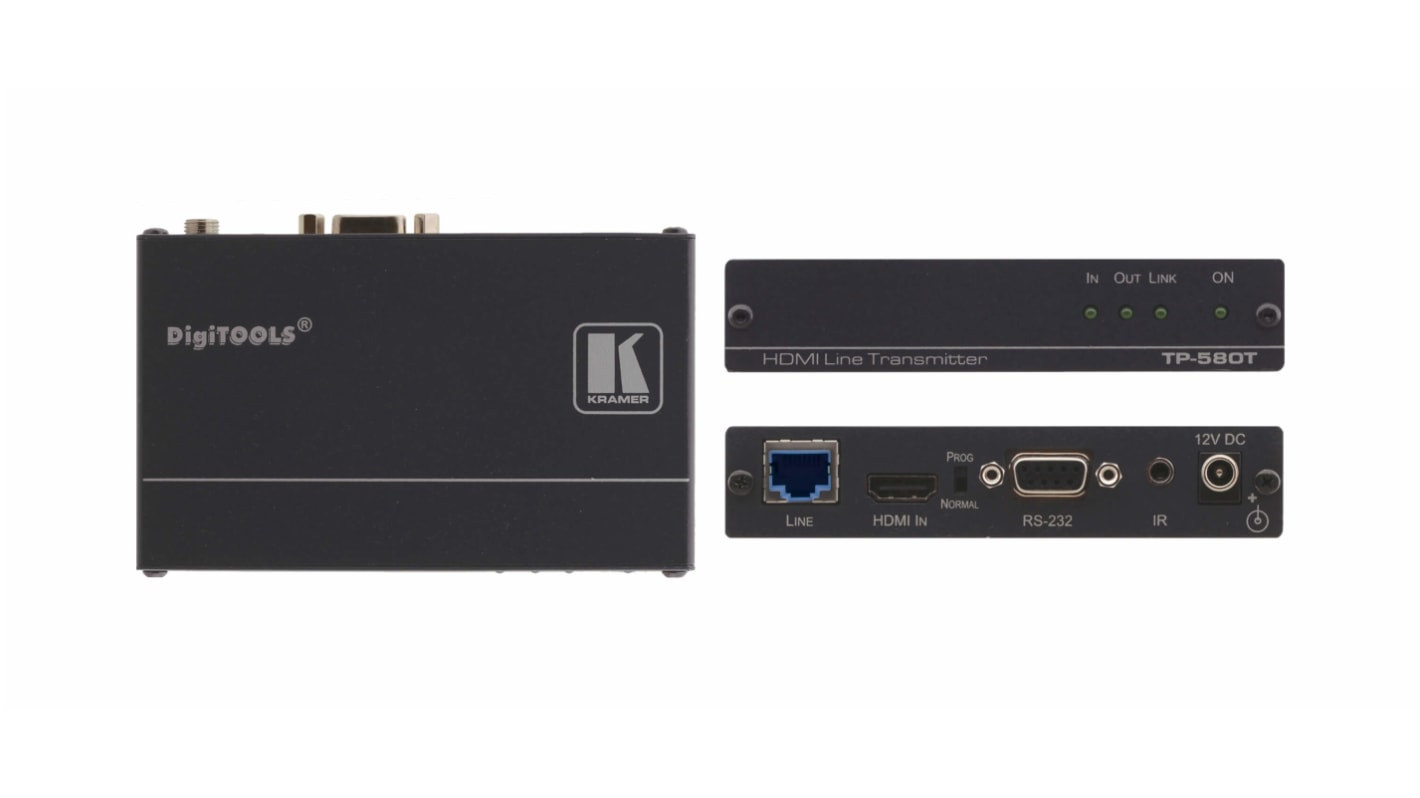 KRAMER ELECTRONICS 2 Port over HDBaseT Transmitter - up to 4K Maximum Resolution