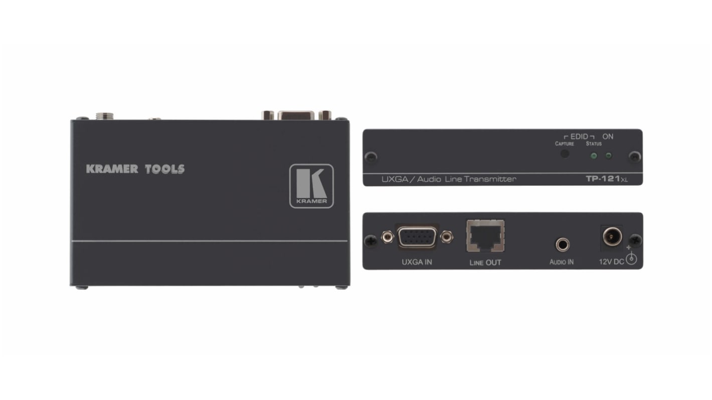 Kramer Electronics VGA over CATx Transmitter 250m, 1920 x 1080 Maximum Resolution