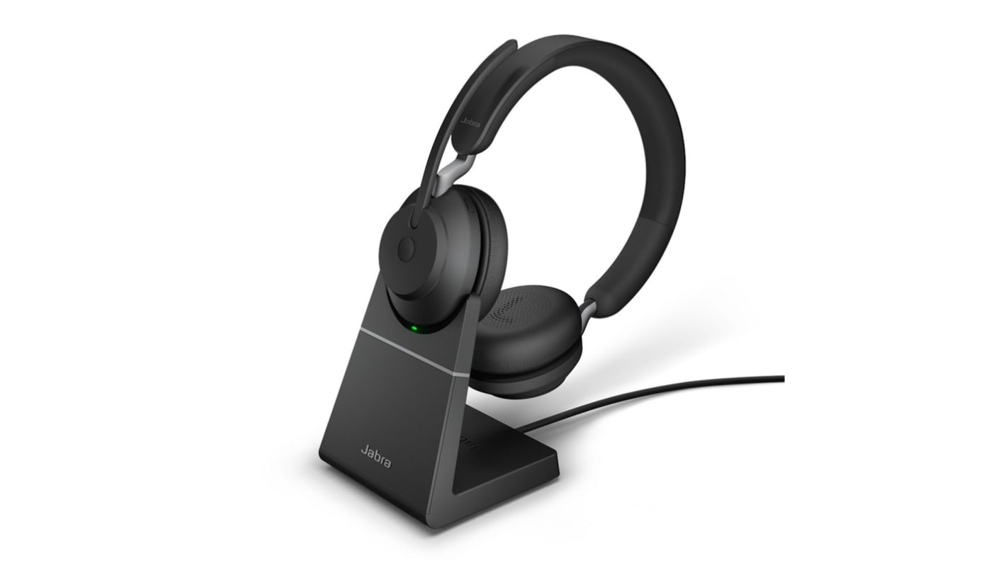 Słuchawki nauszne z mikrofonem Bluetooth, Czarny