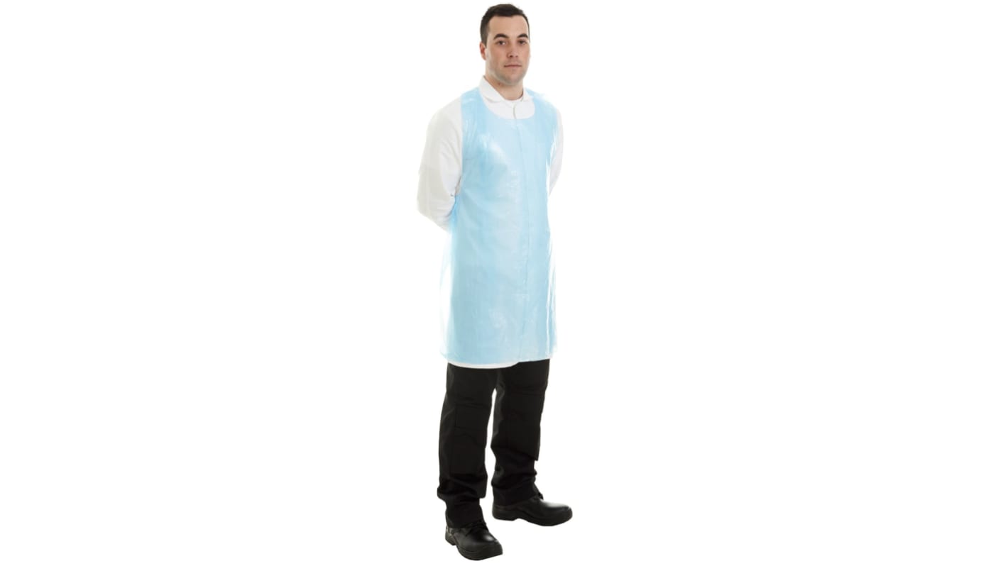 Supertouch Blue PE Food Safe Disposable Apron