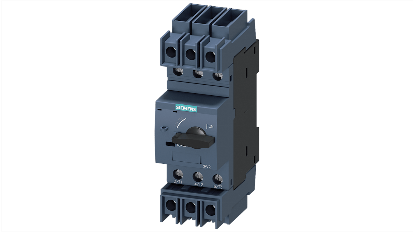 Unità base del motore Siemens, protezione 3RV27, 3 ingressi, 3 uscite, 230 V, 22 A SIRIUS 3RV
