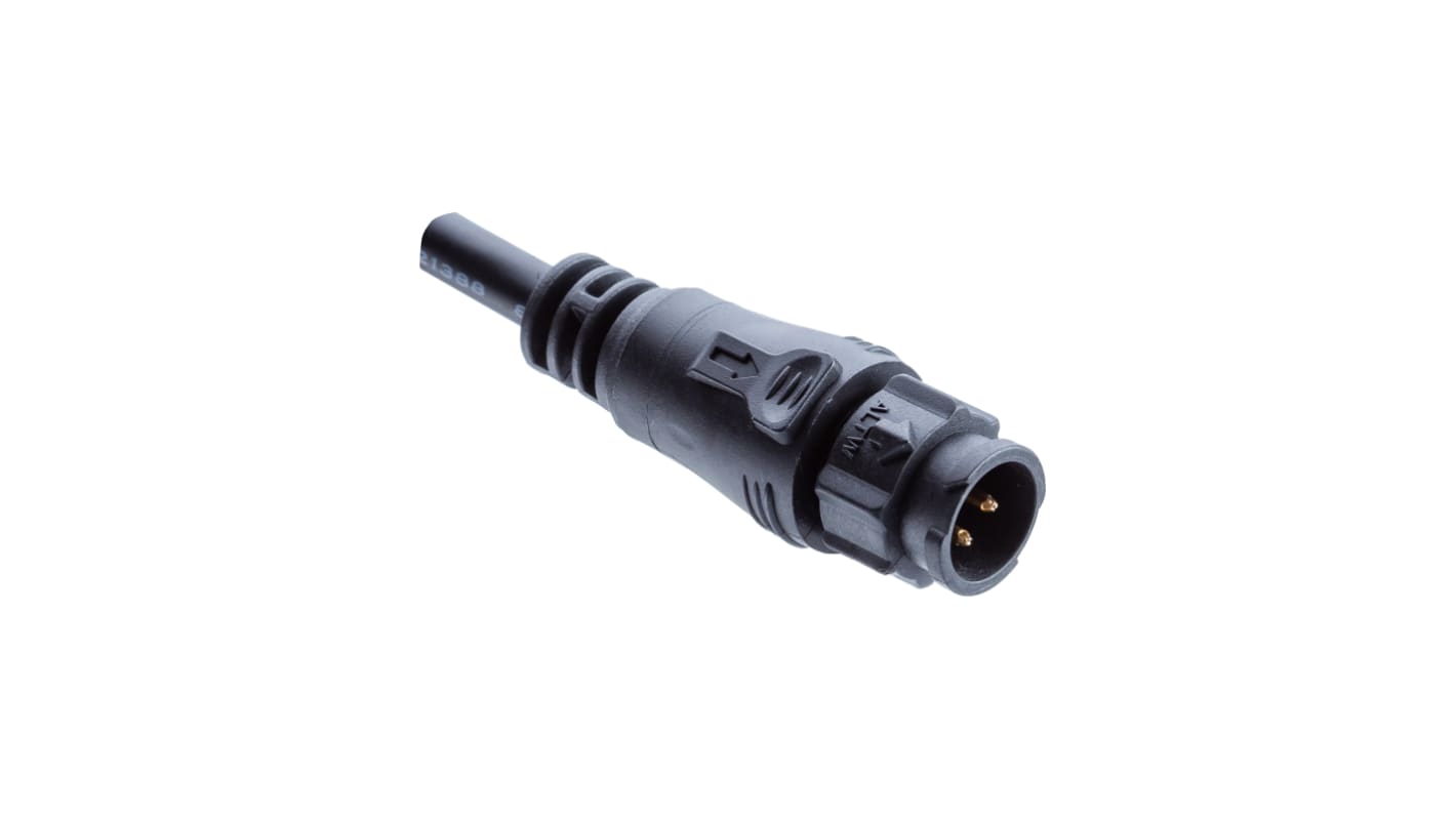 Amphenol Industrial Straight Male 5 way X-Lok B Size to Unterminated Sensor Actuator Cable, 1m