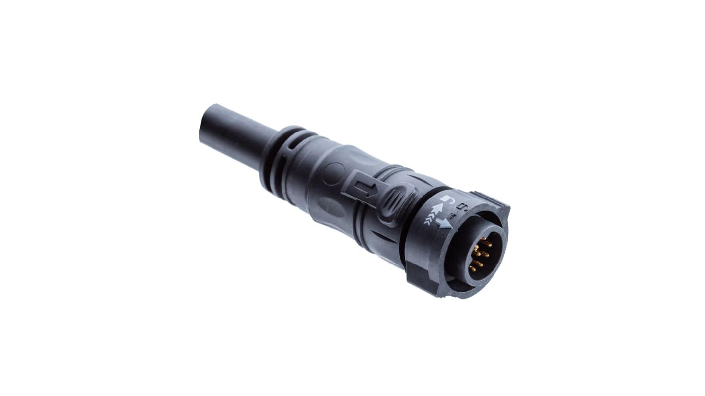 Câble d'actionneur Amphenol Industrial, X-Lok taille C Mâle pré-câblé, 1m