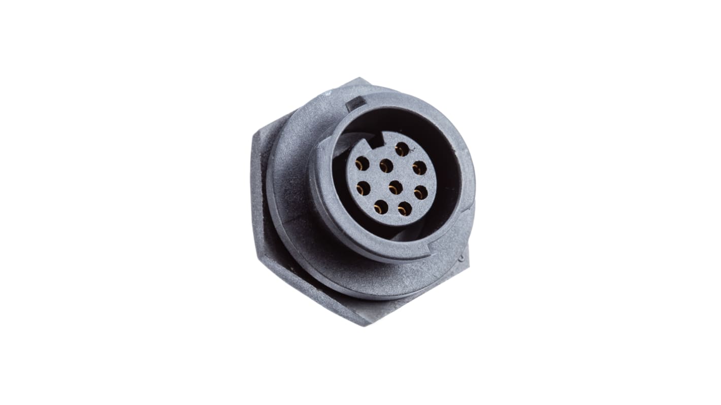 Amphenol Industrial Circular Connector, 4 Contacts, Rear Mount, Plug, Female, IP68, X-Lok Series