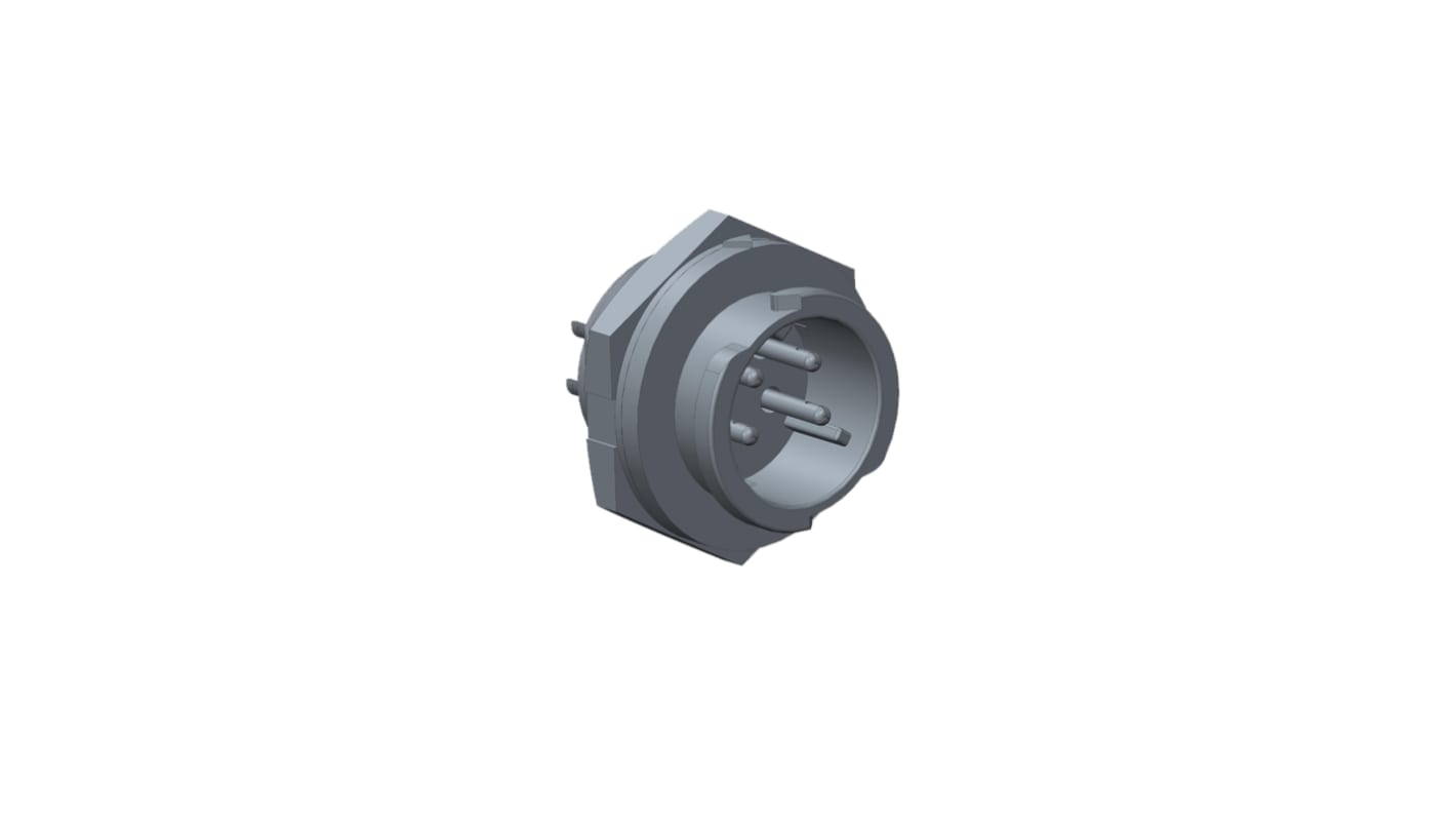 Amphenol Industrial Circular Connector, 9 Contacts, Rear Mount, Plug, Male, IP68, X-Lok Series