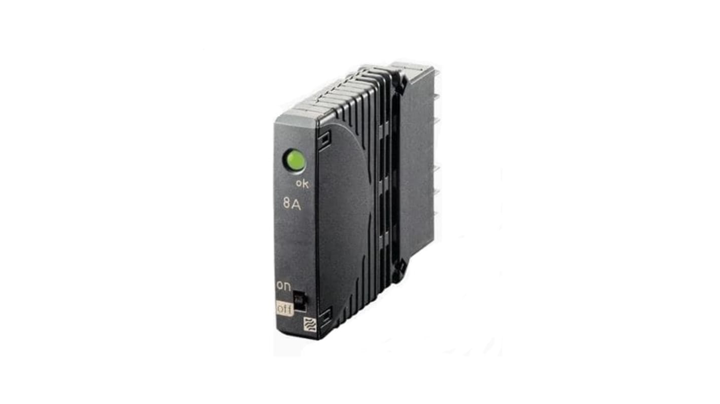 ETA ESX10 Electronic Circuit breaker 8A 24V ESX10-T, 1 channels , Plug-In Mounting