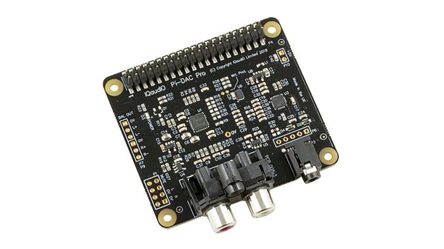 Raspberry Pi HAT Audio IQaudio DAC Pro rozmiar HAT Raspberry Pi