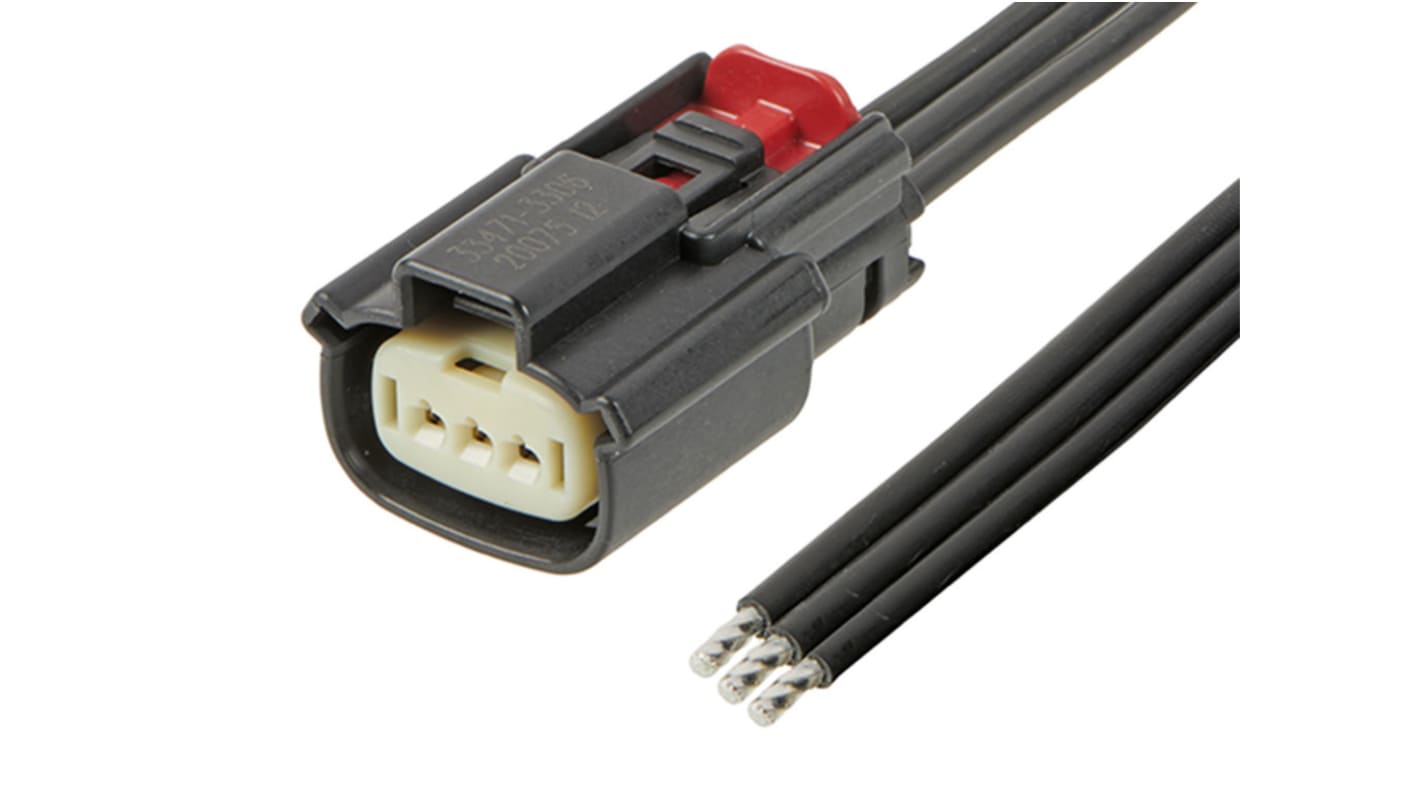 Molex 216281 Serien MX150 til Kabelsløjfe Konfektioneret kabel, 1.5m kabel