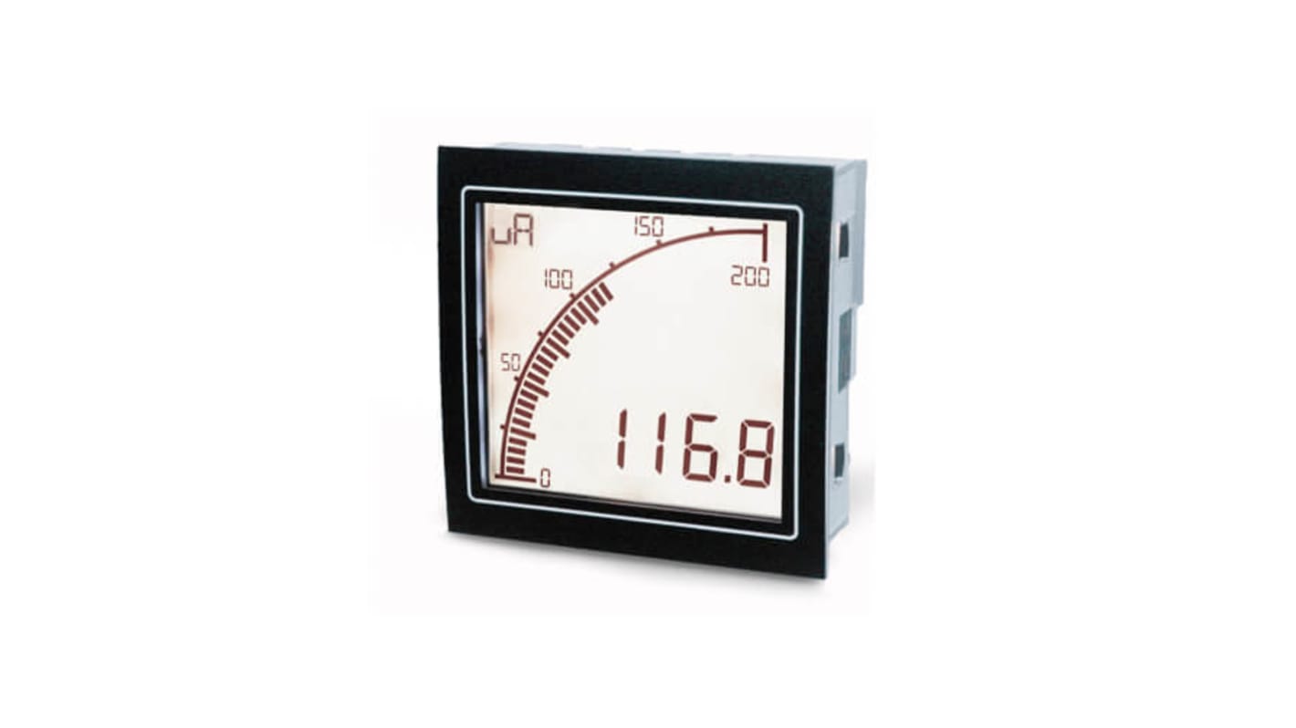 Trumeter APM Analogue Panel Ammeter DC, 68mm x 68mm