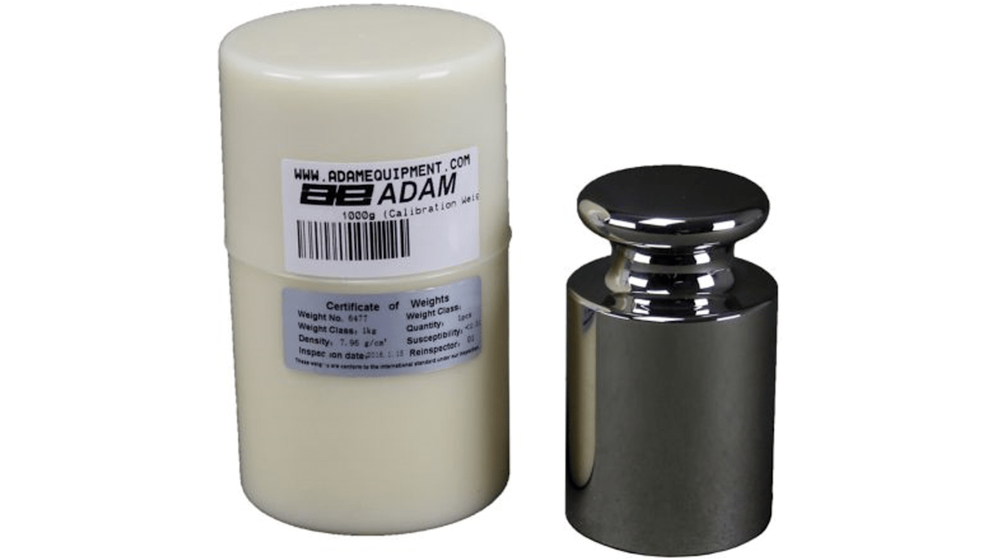 Adam Equipment Co Ltd 1kg Calibration Weight With UKAS Calibration
