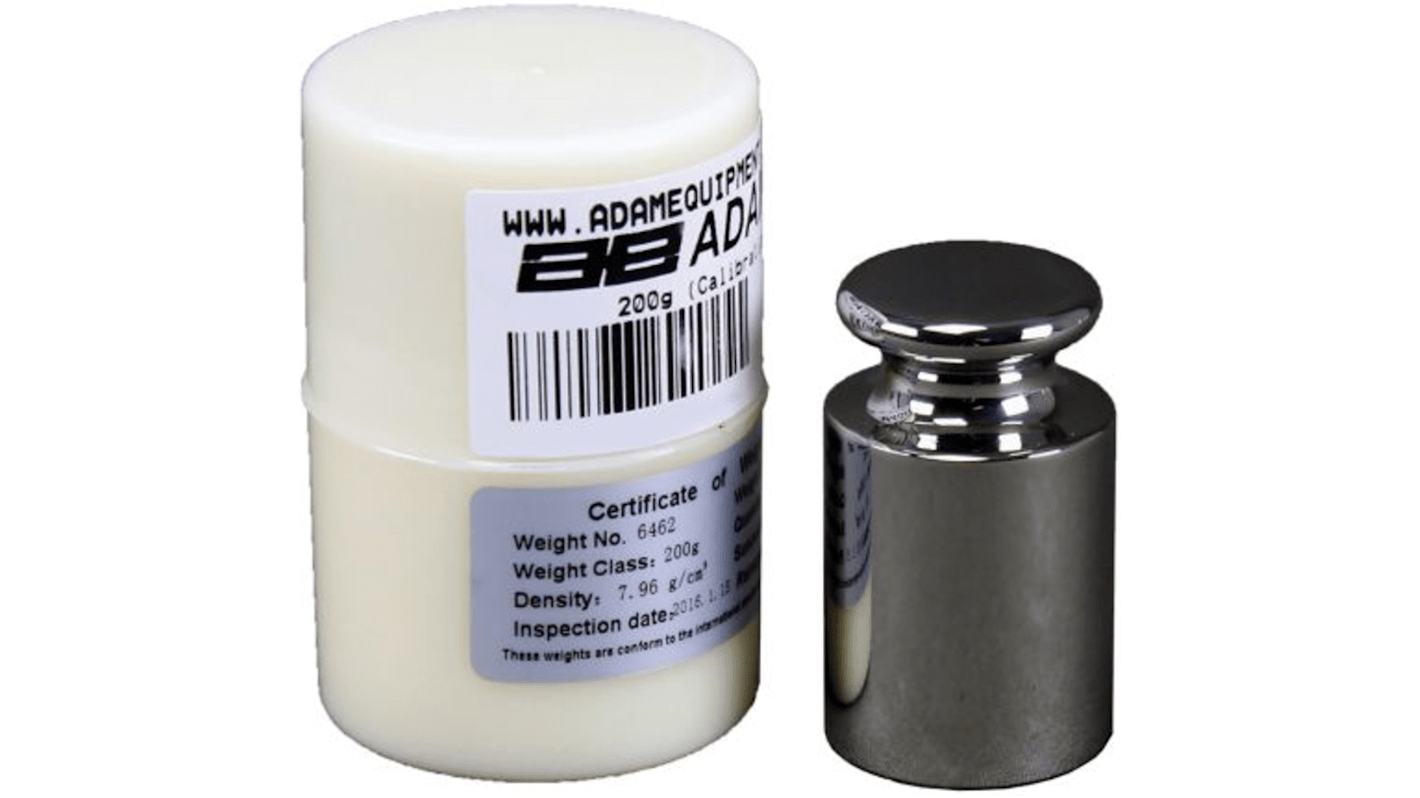Pesa de control Adam Equipment Co Ltd F1 200G +UKAS CALIBRATIONUKAS, Acero Inoxidable, clase F1