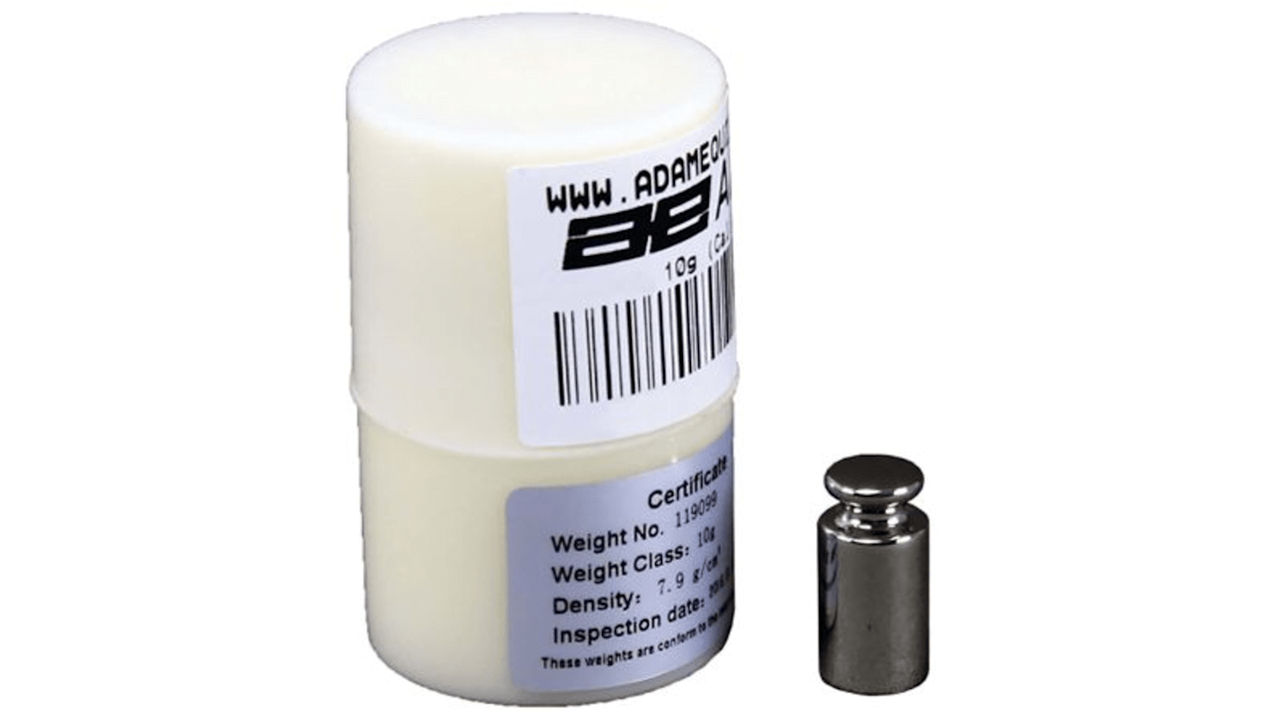 Adam Equipment Co Ltd M1级别不锈钢砝码10g , PreCal校准
