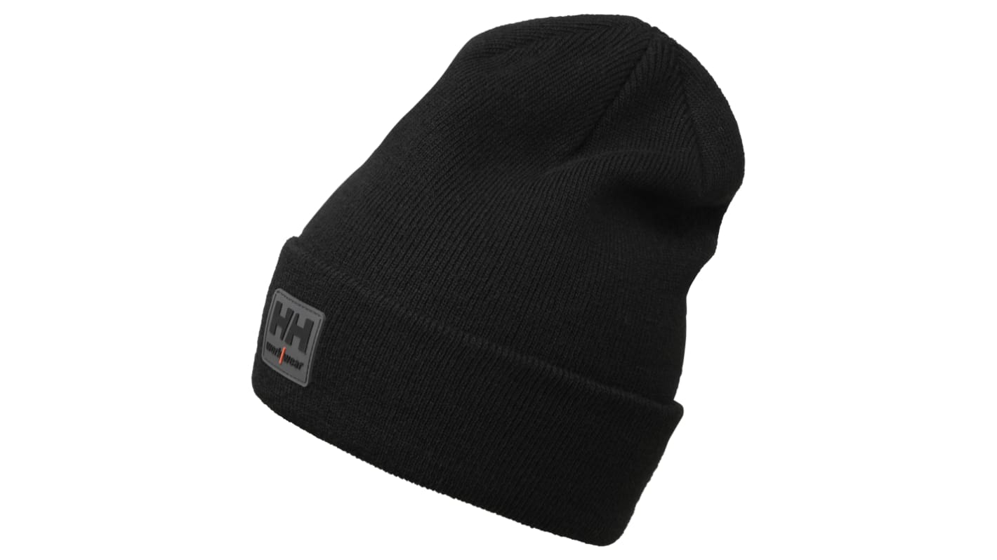 Helly Hansen Black Acrylic Knitted Beanie