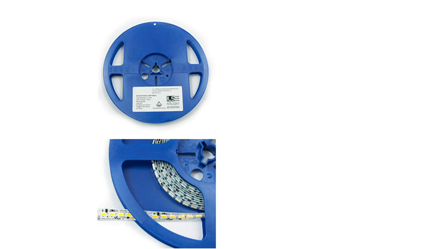 Intelligent LED Solutions 24V dc White LED Strip Light, 5m Length
