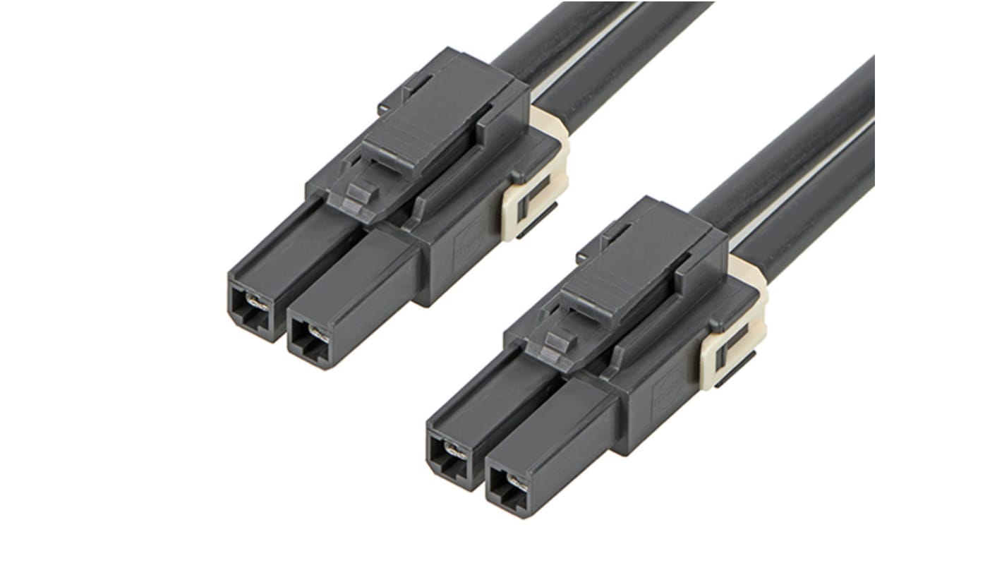 Molex 2 Way Female Mega-Fit to 2 Way Female Mega-Fit Wire to Board Cable, 150mm