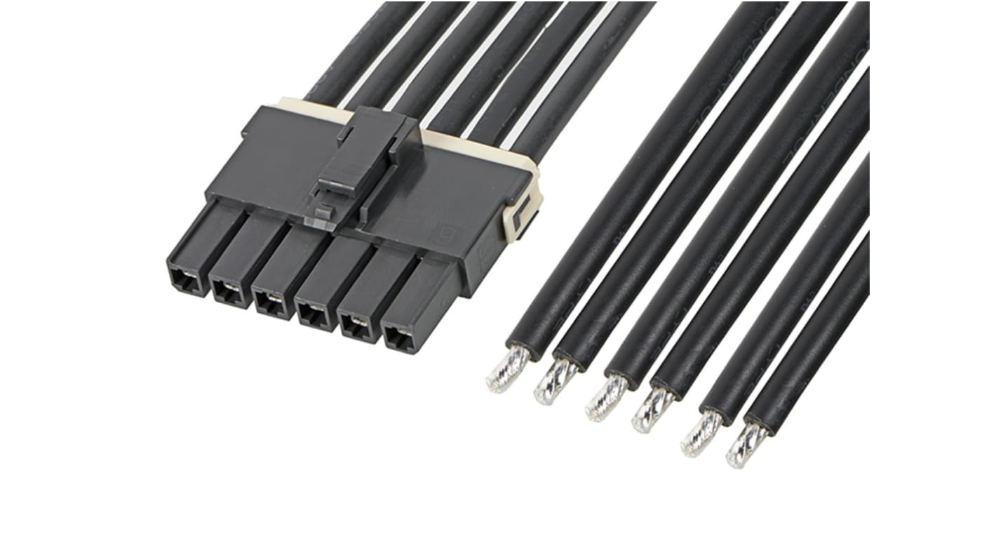 Cavo filo-scheda Molex Mega-Fit, L. 150mm, passo 5.7mm