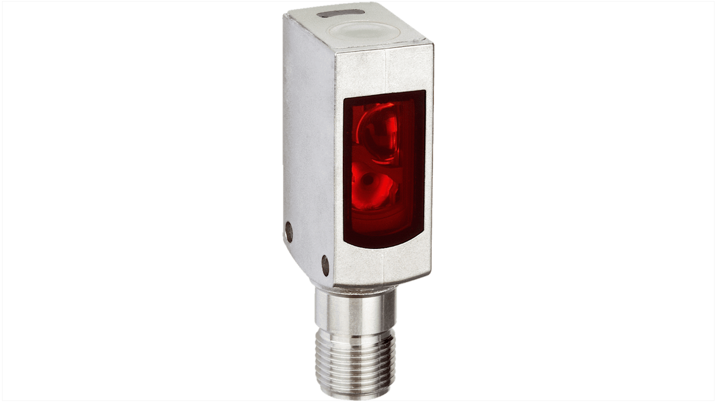 Rs-Online Sensore fotoelettrico Rettangolare SICK a soppressione di sfondo rilevamento 4 mm → 500 mm uscita PNP
