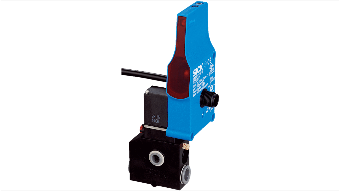 Rs-Online Sensore fotoelettrico SICK a soppressione di sfondo rilevamento 60 mm → 900 mm uscita PNP