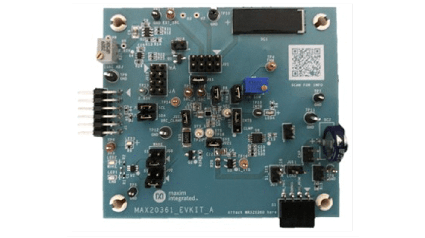 Maxim 評価キット, 評価キット, 電力管理, MAX20361 用, MAX20361EVKIT#