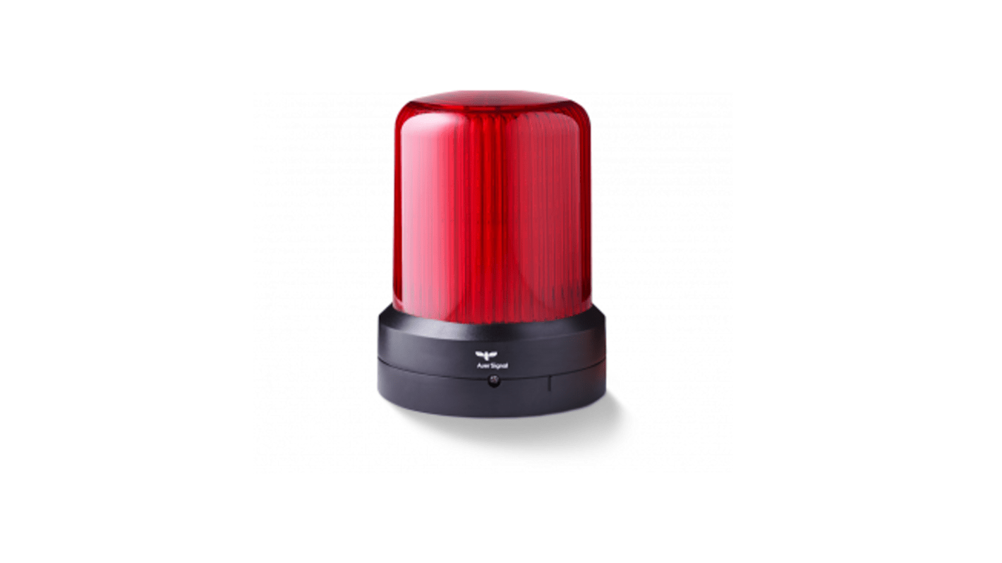 AUER Signal RDC Series Red Steady Beacon, 24 V ac/dc, Base Mount, LED Bulb, IP66