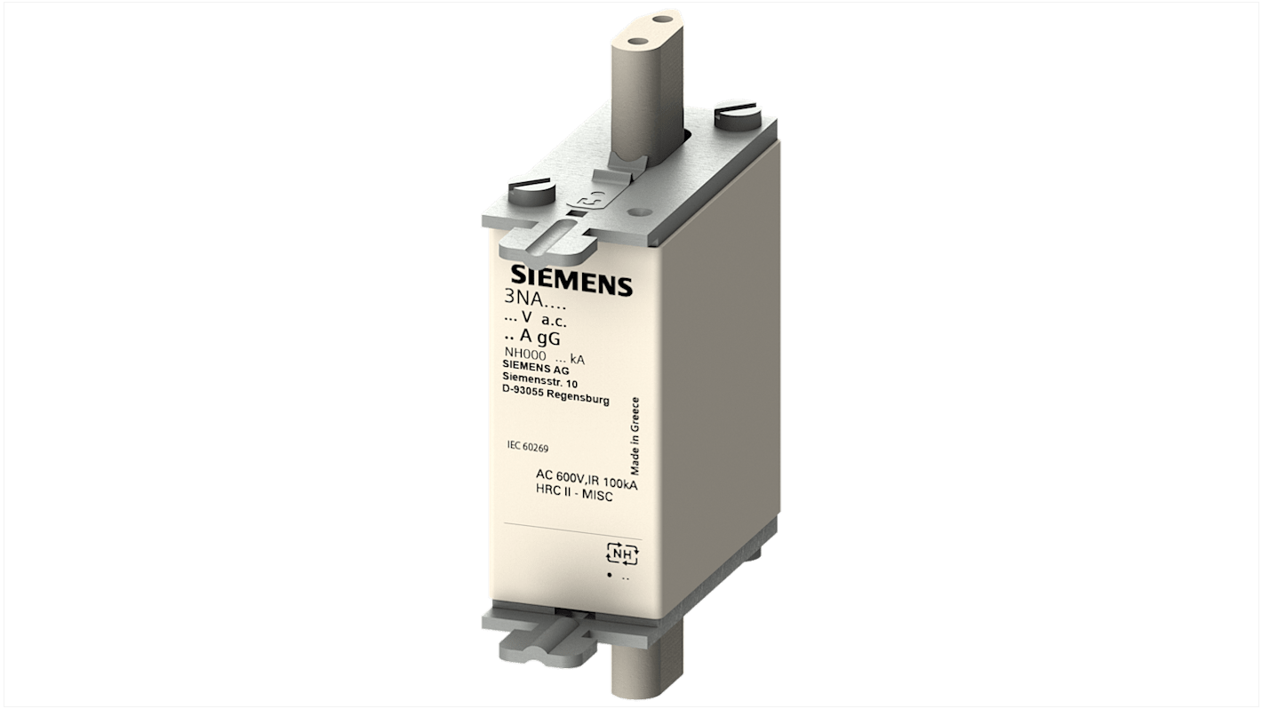 Fusible Siemens, NH000, gG, 690V, 4A, IEC 60269