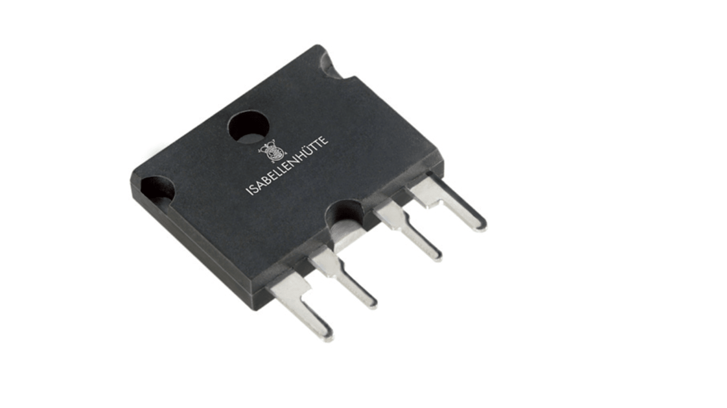 Isabellenhutte 铝精密电阻, 2.2mΩ, 10W, ±0.5%容差, 25, PBV系列