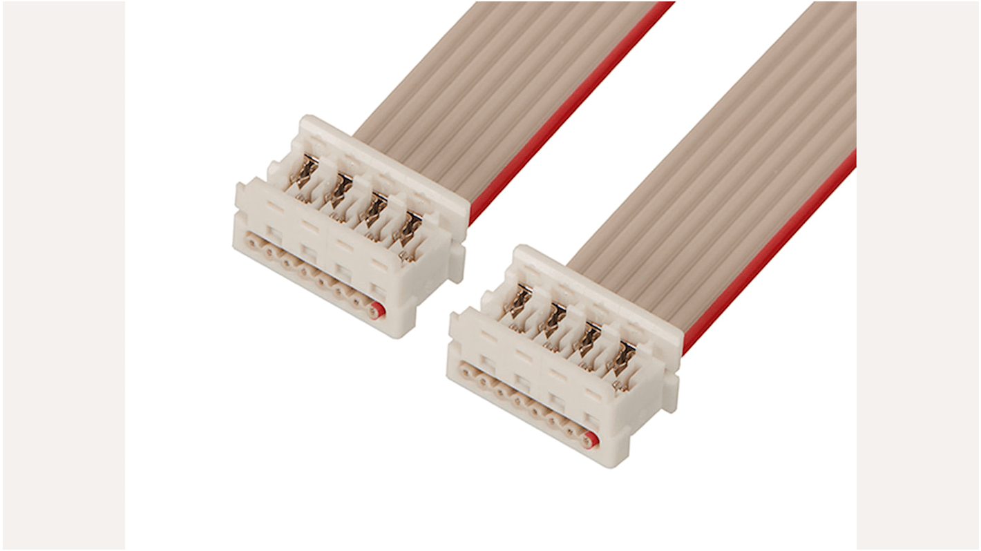 Molex Picoflex Flachbandkabel , Raster 1.27mm Abgeschlossen, Anschluss A Picoflex IDC