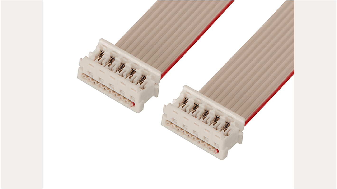 Molex Picoflex Flachbandkabel , Raster 1.27mm Abgeschlossen, Anschluss A Picoflex IDC