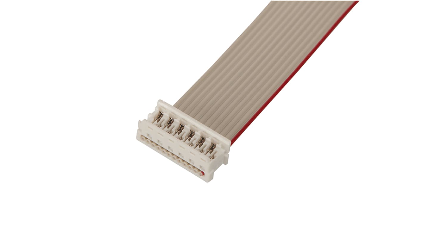Cable plano Molex Picoflex, paso 1.27mm, long. 160mm, con. A: Hembra, con. B: Hembra