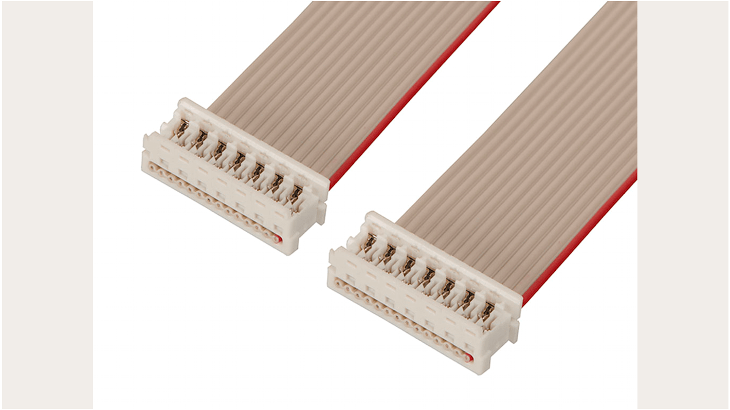 Molex Picoflex Flachbandkabel , Raster 1.27mm Abgeschlossen, Anschluss A Picoflex IDC