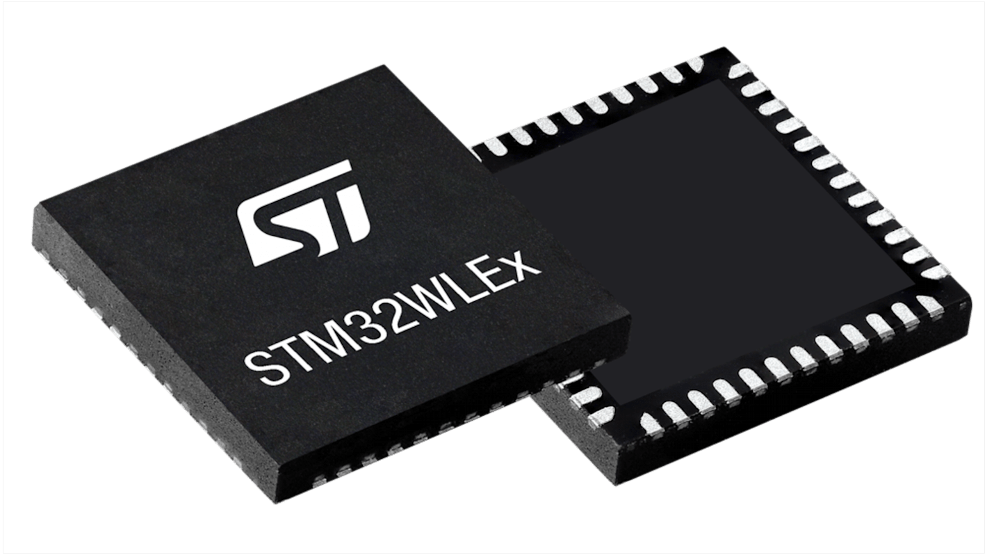 STMicroelectronics STM32WL无线MCU, ARM Cortex M4内核, 48针, UFQFPN, 最大48MHz, 64 kB 闪存
