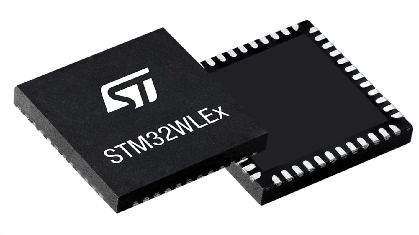 Microcontrollore wireless STMicroelectronics, ARM Cortex M4, UFQFPN, STM32WL, 48 Pin, Montaggio superficiale, 32bit,