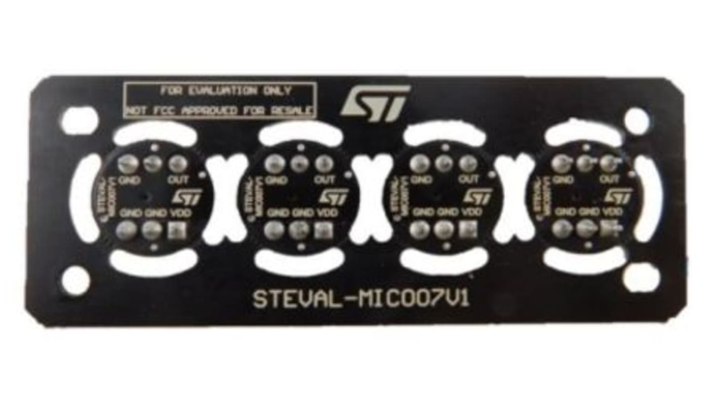 STMicroelectronics Microphone coupon board based on the IMP23ABSU analog MEMS microphone Udviklingskort STEVAL-MIC007V1