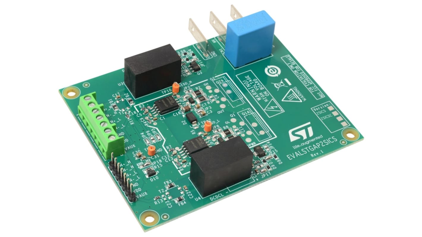 STマイクロ,  ゲートドライバモジュール, デモンストレーションボード, STGAP2SICSC を参照してください 用, EVALSTGAP2SICSC