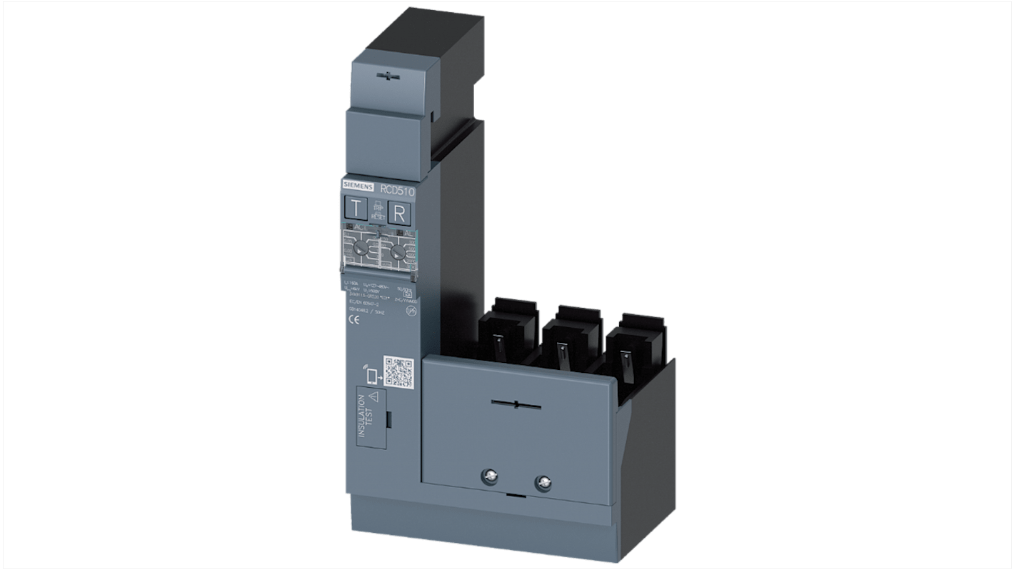 Siemens 3VA911 RCD, 160A, 3 Pole, Type A