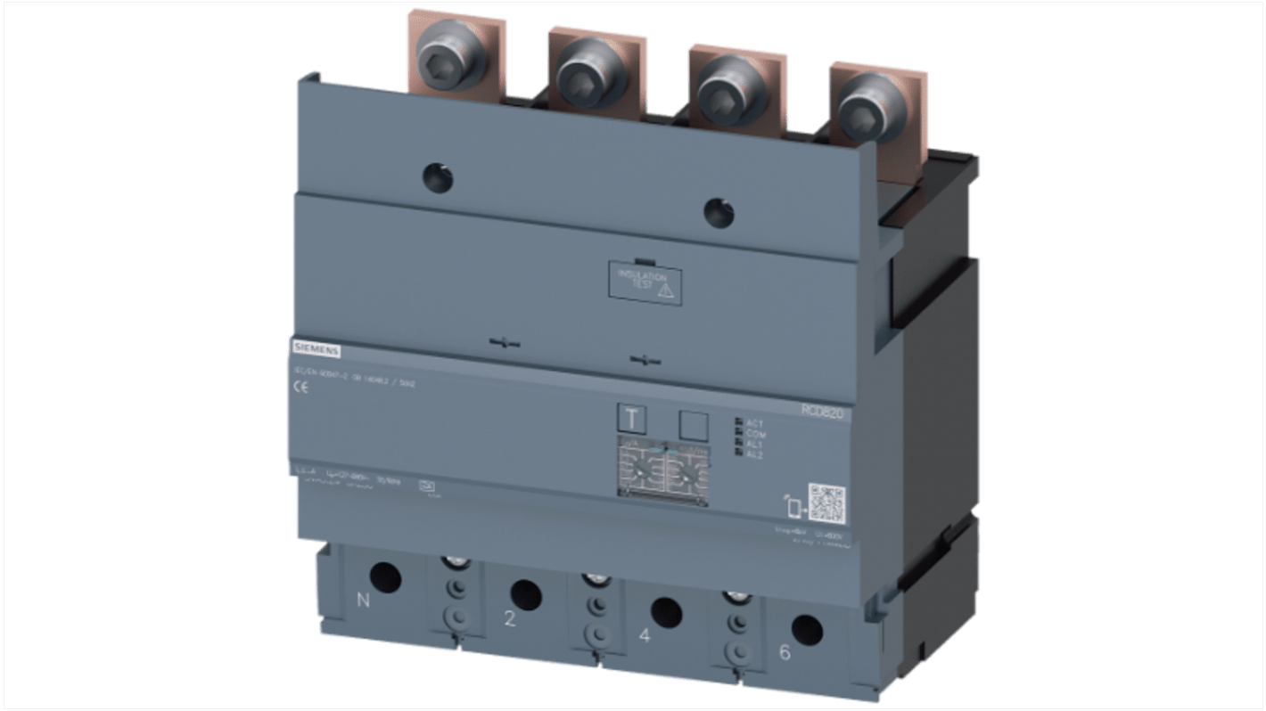 Siemens 3VA93 RCD, 400A, 4 Pole, Type A