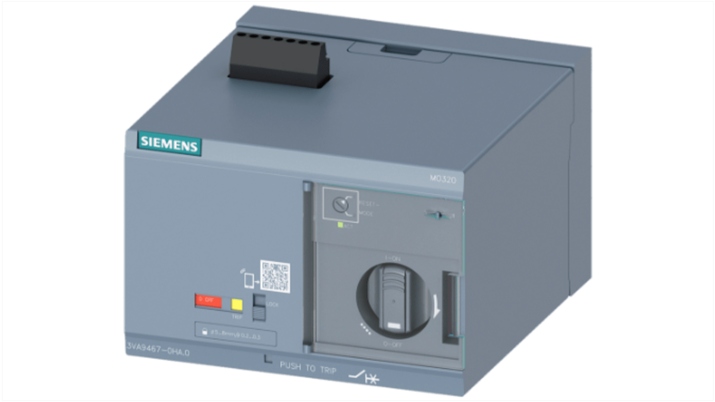 Operatore motore Siemens 3VA9467-0HA10, 92mm, per 3VA1 400/630 e 3VA2 400/630