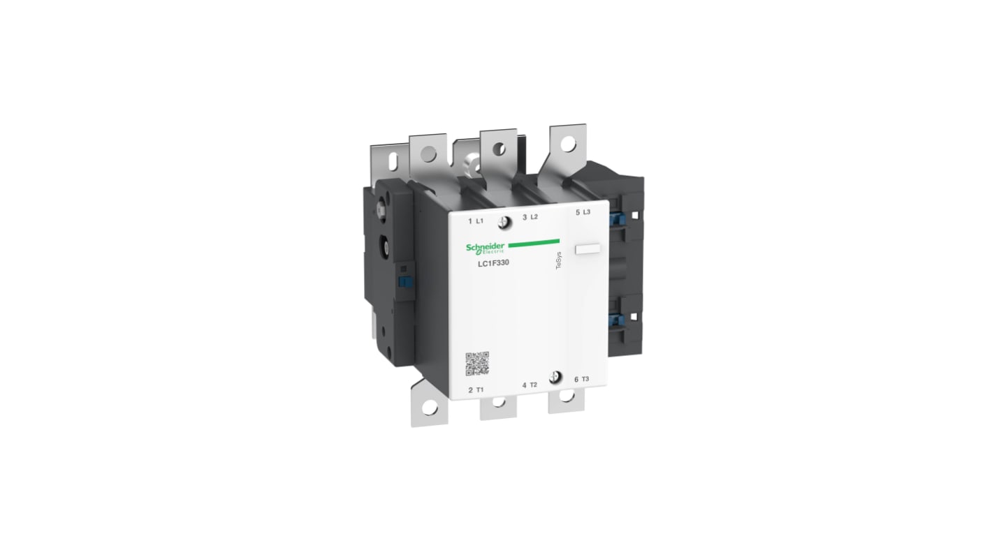 Schneider Electric TeSys F Contactor, 230 V ac Coil, 3-Pole, 330 A, 160 kW, 3NO