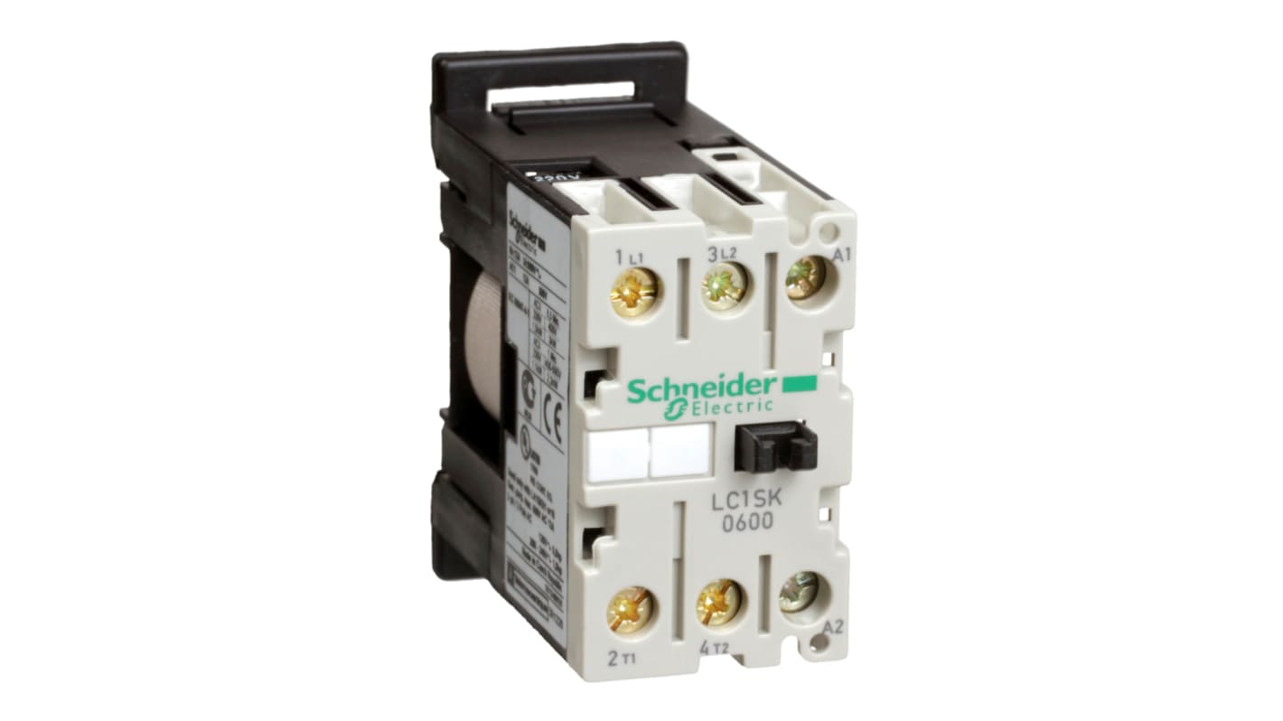 Stycznik 230 V AC Schneider Electric styki: 2 2,2 kW 6 A 2NO LC1SK0600P7