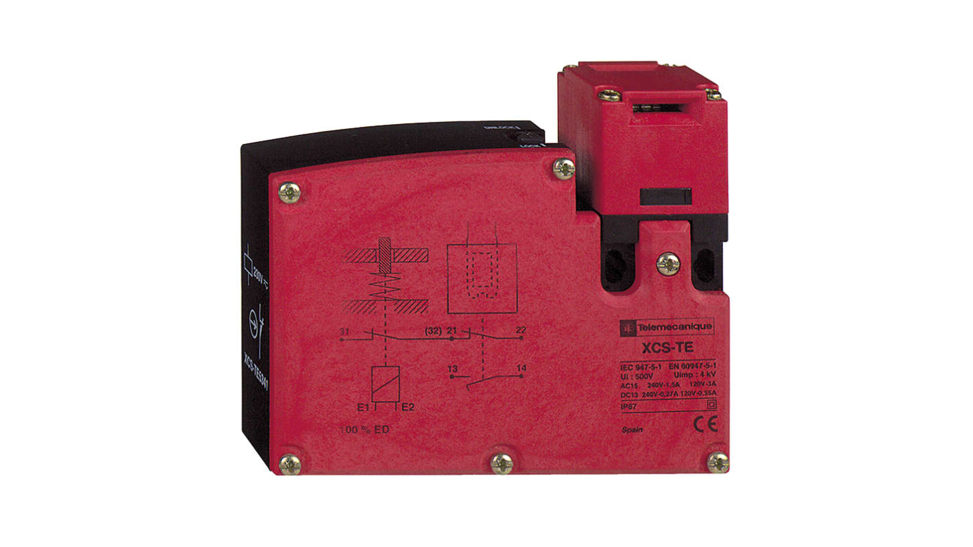 Telemecanique Sensors XCSTE Series Safety Switch, 1NC/1NO