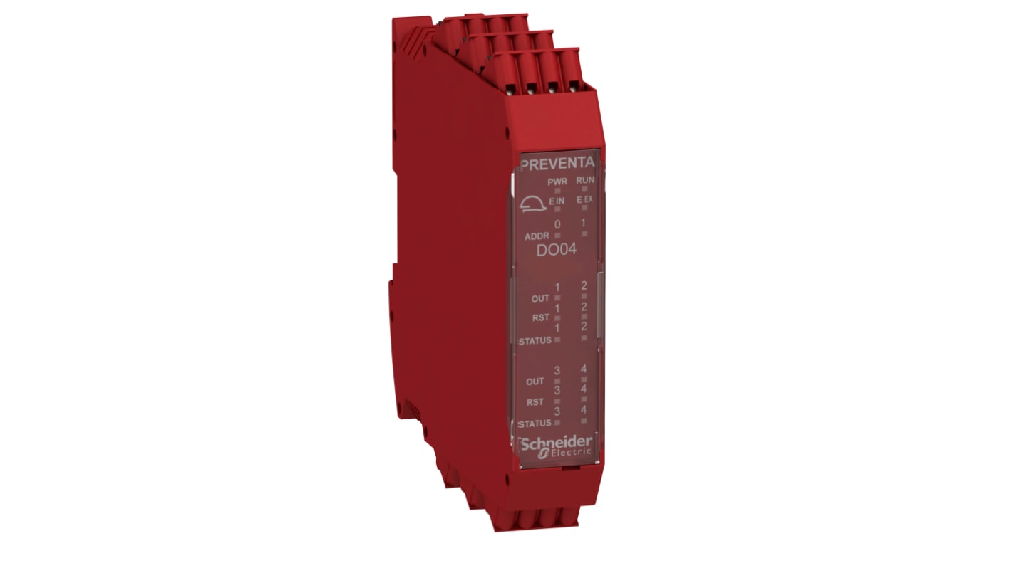 Schneider Electric Preventa XPSMCM Series Safety Controller, 4 Safety Inputs, 4 Safety Outputs, 24 V dc