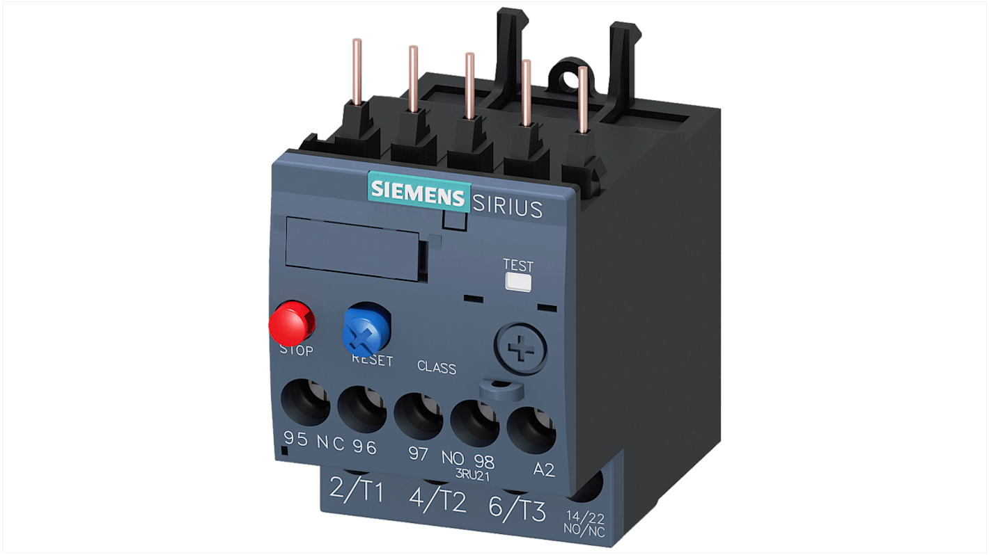 Siemens SIRIUS Überlastrelais 0,06 kW, 0,09 kW, 400 V, 500 V, 690 V. / 200 mA