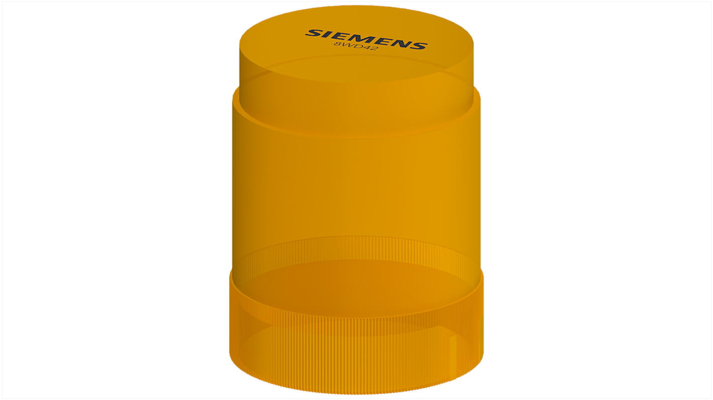 Siemens 8WD42 Series Yellow Flashing Effect Flashing Light Element, 24 V, LED Bulb, AC/DC