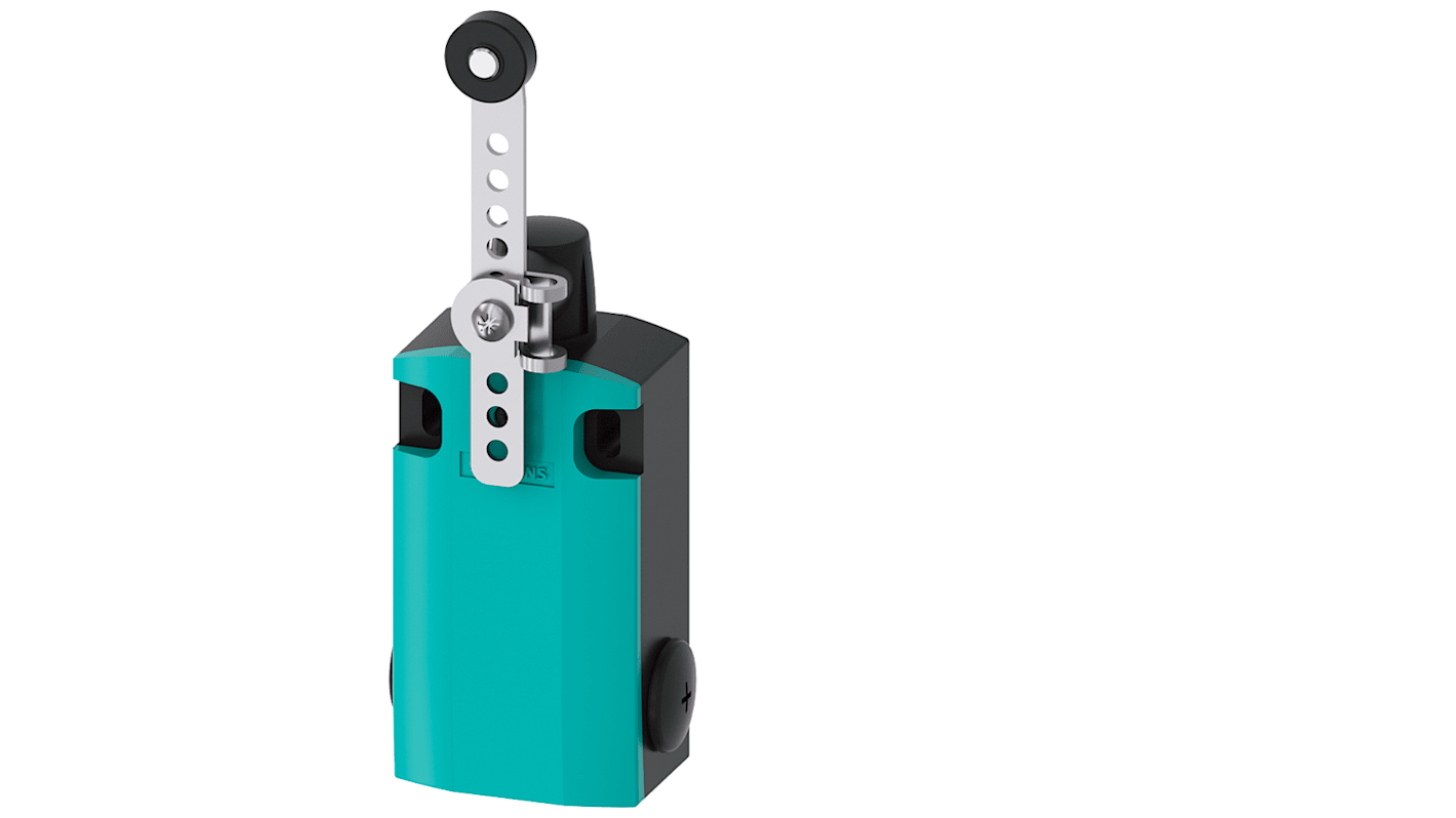 Siemens 3SE5 Series Roller Limit Switch, 1NC/1NO, IP66, IP67, Metal Housing, 400V ac Max, 4A Max