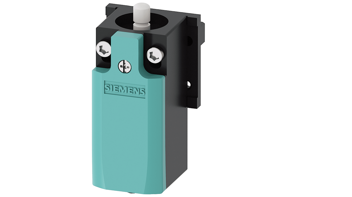 Siemens 3SE5 Series Round Plunger Limit Switch, 1NC/1NO, IP40, Plastic Housing, 400V ac Max, 4A Max